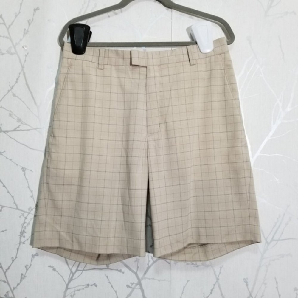 Tiger Woods Collection Windowpane Checks Shorts